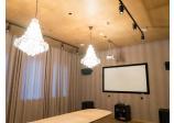 Ceiling acoustic treatment with Belner panels