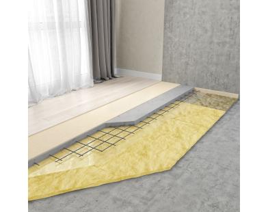 Reinforced Premium Floor Sound Insulation System (floating screed)