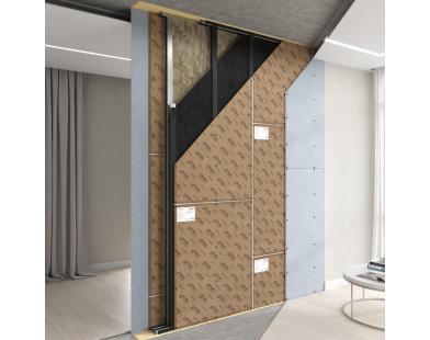 Premium P Partition Sound Insulation System (double frame)