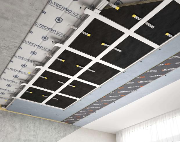 Standard M Ceiling Sound Insulation Frame System