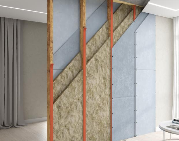 Basic 1 Sound Insulating Timber Interior Partition