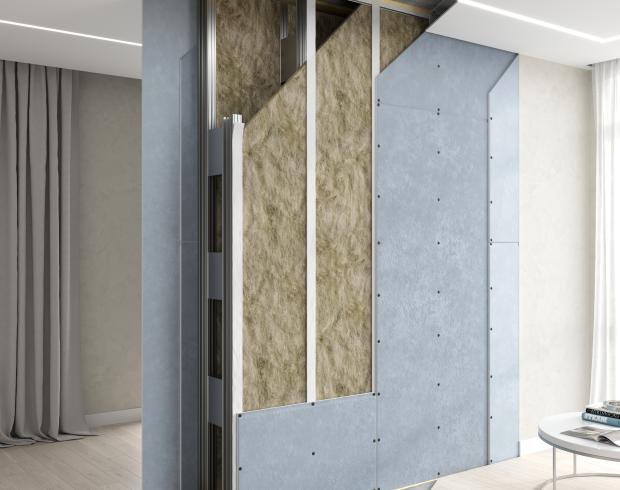 Profi Partition Sound Insulation System (double frame)
