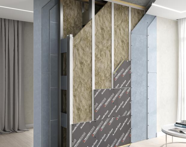 Profi M1 Partition Sound Insulation System (double frame)