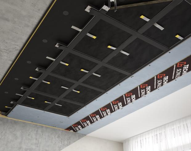 Premium M Ceiling Sound Insulation Frame System