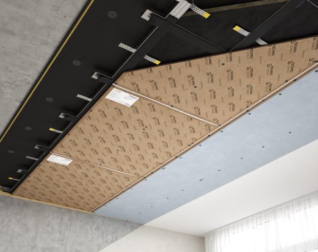 Premium P Ceiling Sound Insulation Frame System