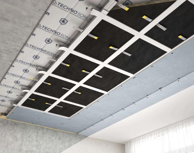 Basic Ceiling Sound Insulation Frame System