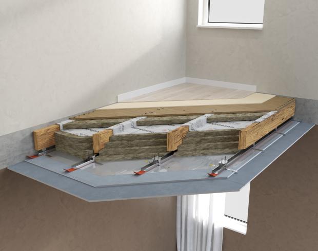 Basic 1 Sound Insulation Wooden Interfloor Overlapping