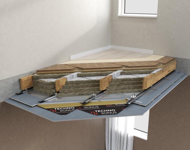 Premium 1 Sound Insulation Wooden Interfloor Overlapping