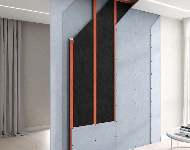 Basic 1 Partition Sound Insulation System