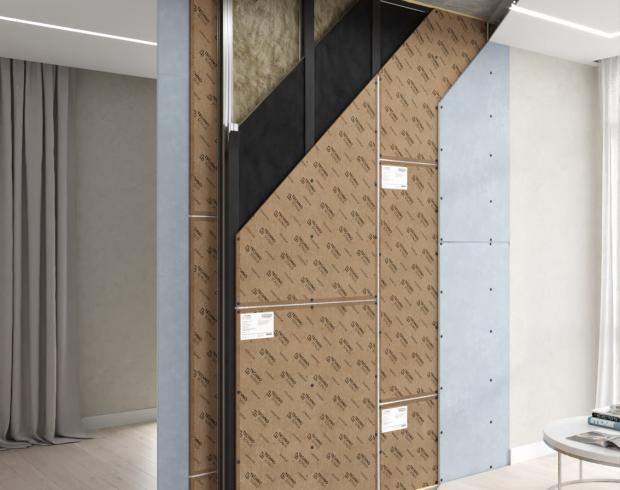 Premium P Partition Sound Insulation System (double frame)