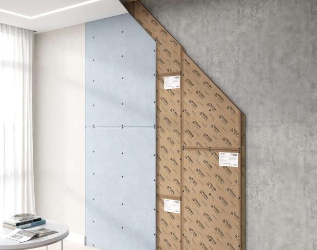 Slim P Wall Sound Insulation Frameless System