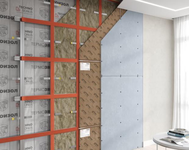 Standard P Wall Sound Insulation Frame System